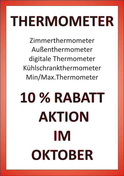 Plakat Thermometer-Aktion 2022